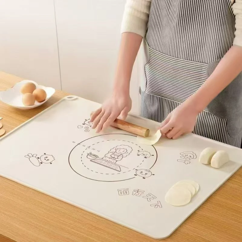 食品级硅胶加厚揉面垫防滑不粘家用烘焙擀面垫