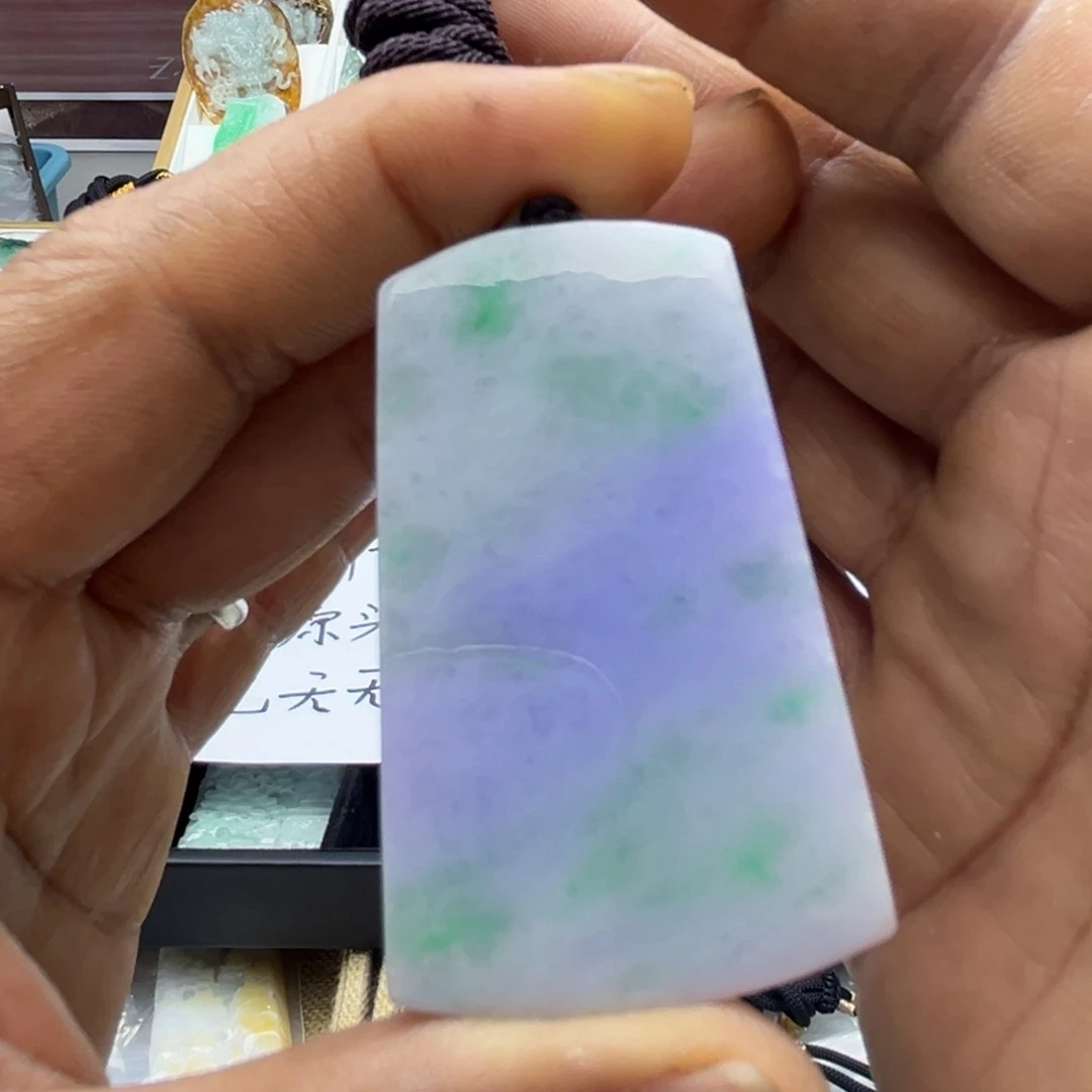 翡翠未镶嵌颈饰天然