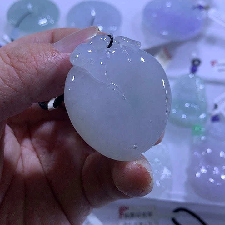 翡翠未镶嵌颈饰天然翡翠A货吊坠