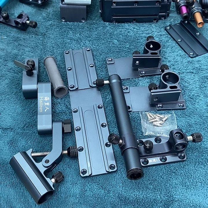 枪色 自弯半包围和海里人小拐角和001饵料鱼护和狼途自弯角伞架