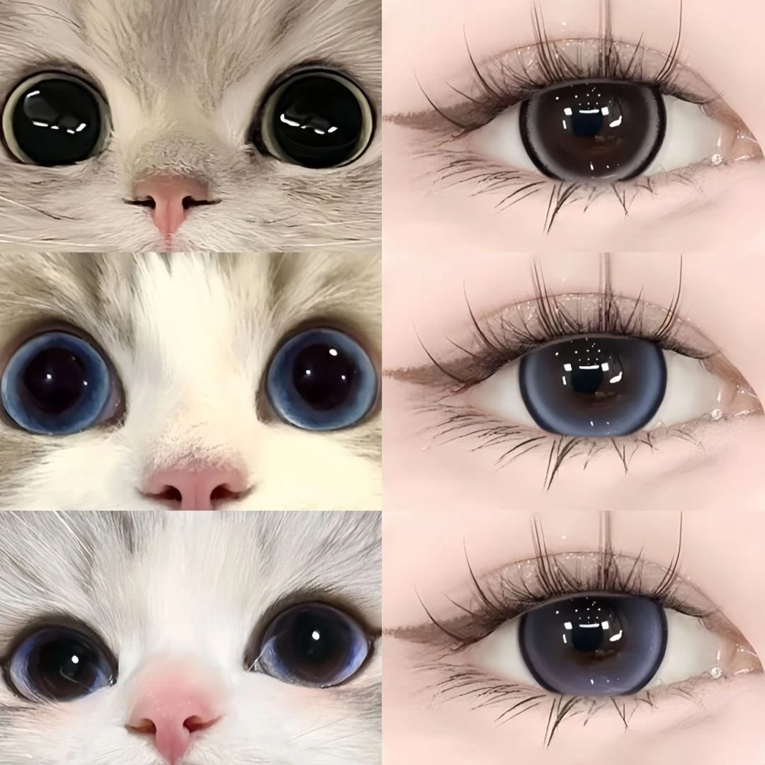 眸可【日抛30片组合】牛奶葡萄蓝莓珍宝珠日抛时尚美瞳学生隐形眼镜