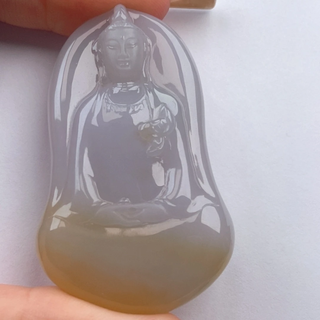 翡翠未镶嵌颈饰素衣