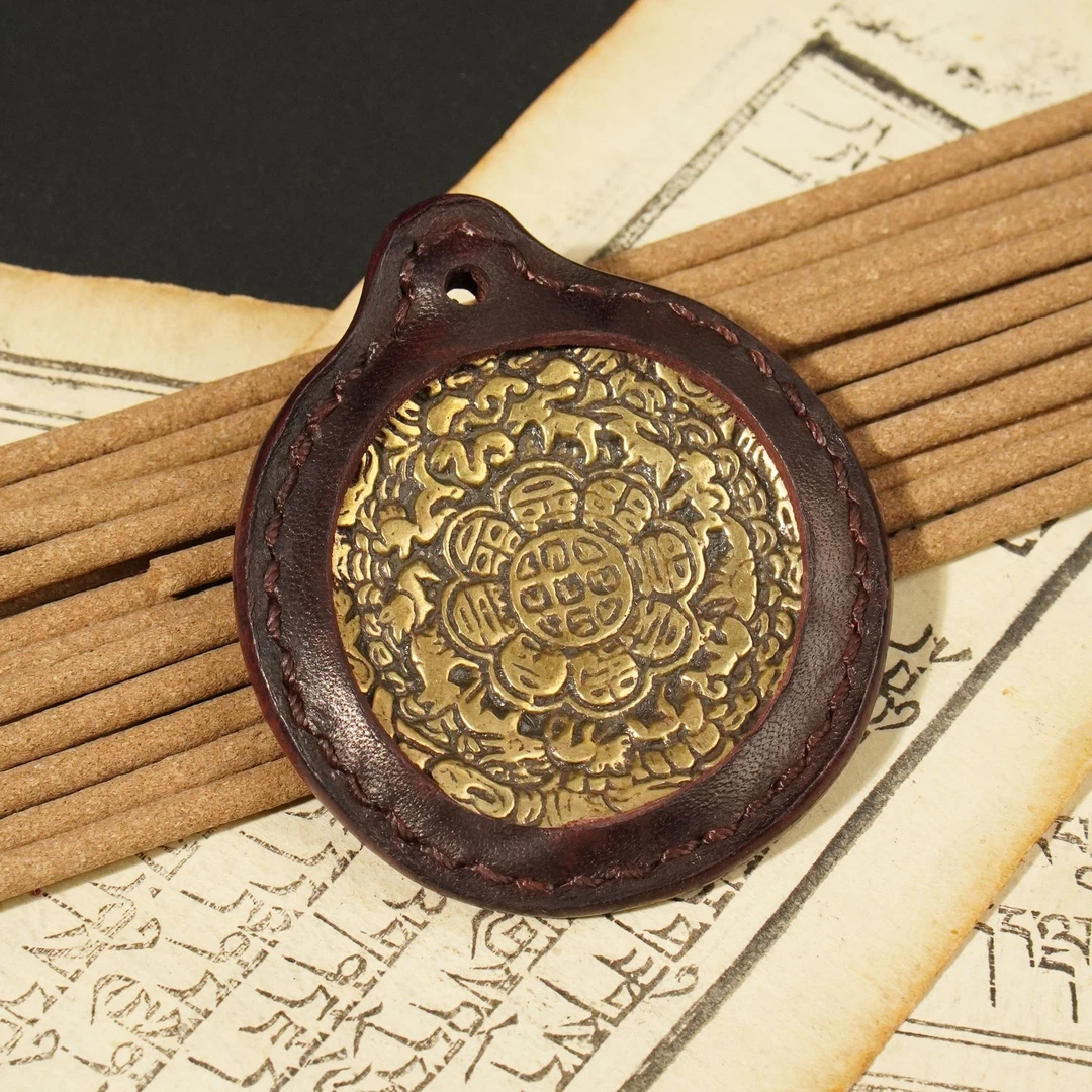 九宫八卦牌挂件/LBT3174Z/文玩老串/律宝堂