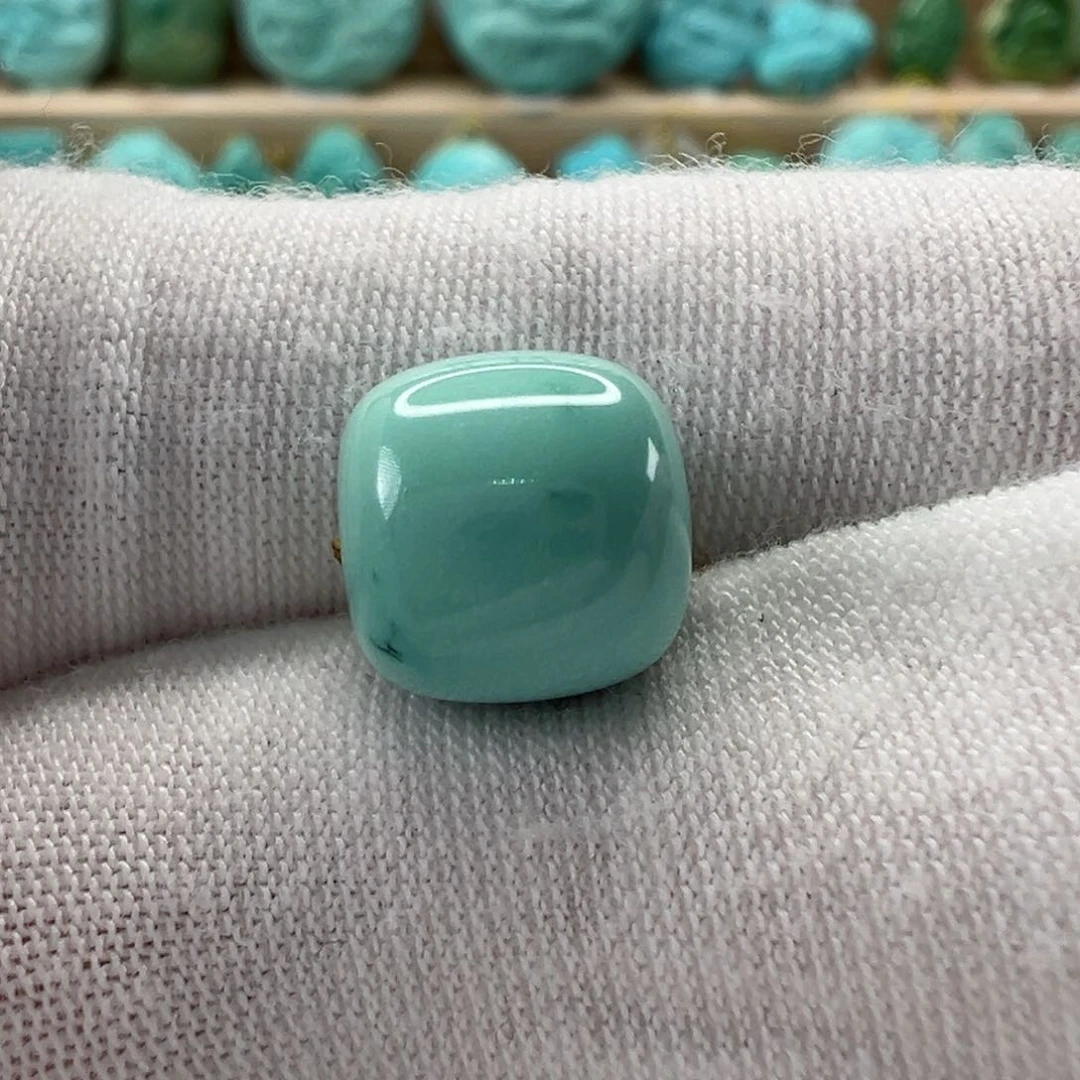 未镶嵌绿松石老型珠 10x9.6mm