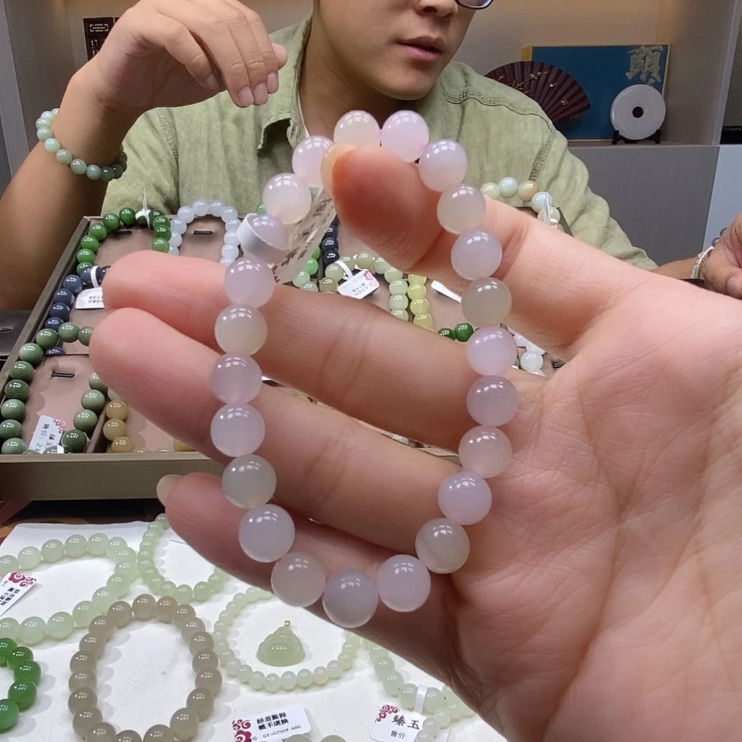 未镶嵌手串和田玉8mm多宝