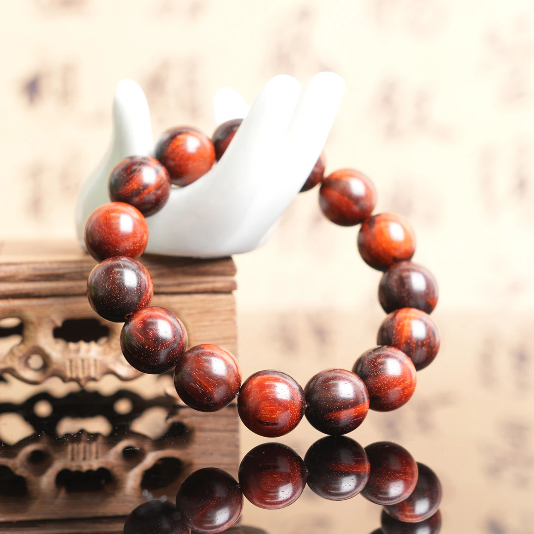 【老料】印度小叶紫檀1.5*15颗单圈精工精料-01002014-250401