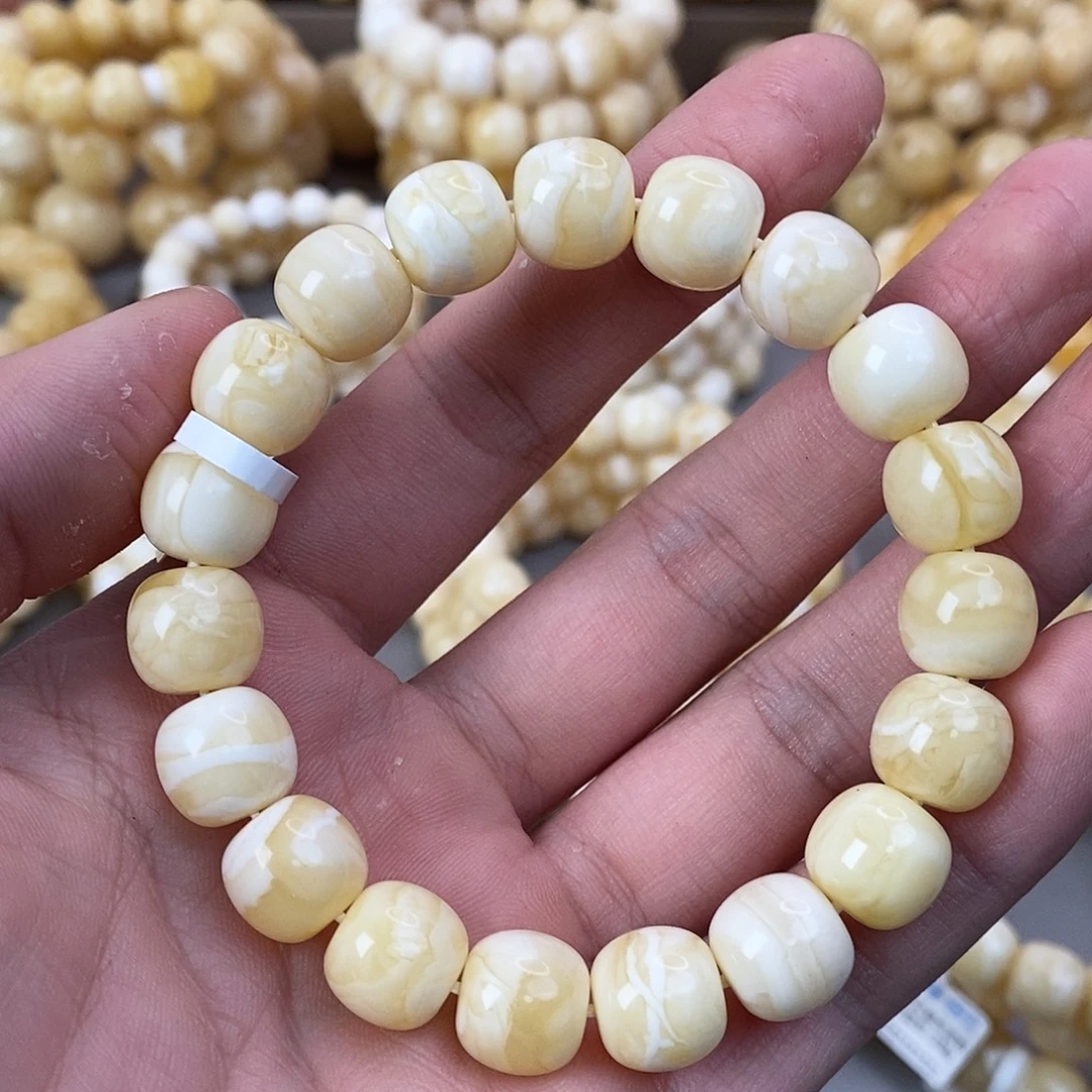 蜜蜡未镶嵌珠宝奇石12mm 19.6g