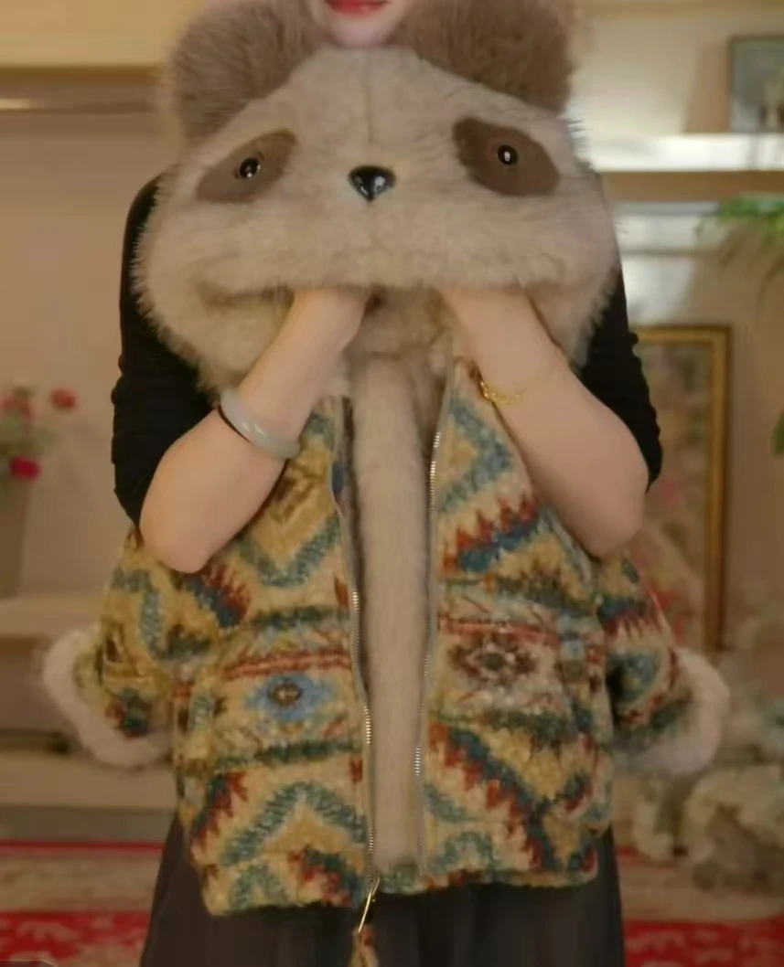 2025格子双面百搭男女童时尚休闲保暖冬季连帽加绒加厚外套儿童