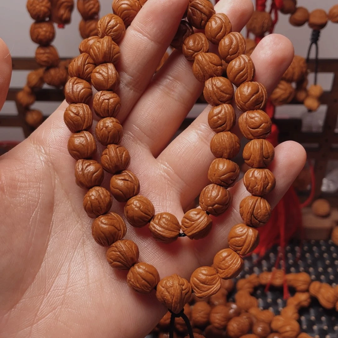 木质类龙纹桃枭手持