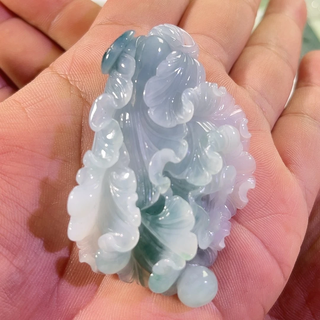 【闪购商品】翡翠未镶嵌颈饰百财