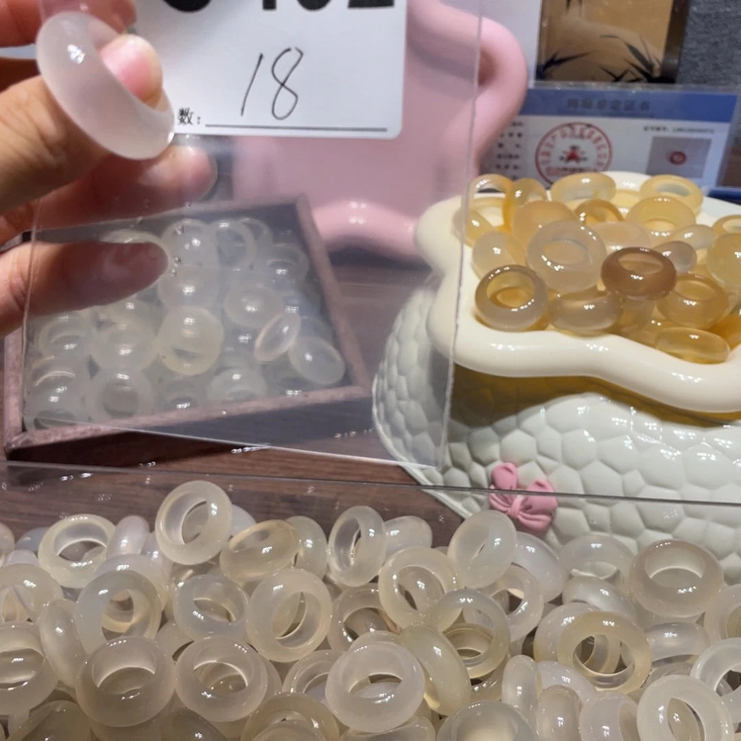 玛瑙/玉髓未镶嵌戒指492