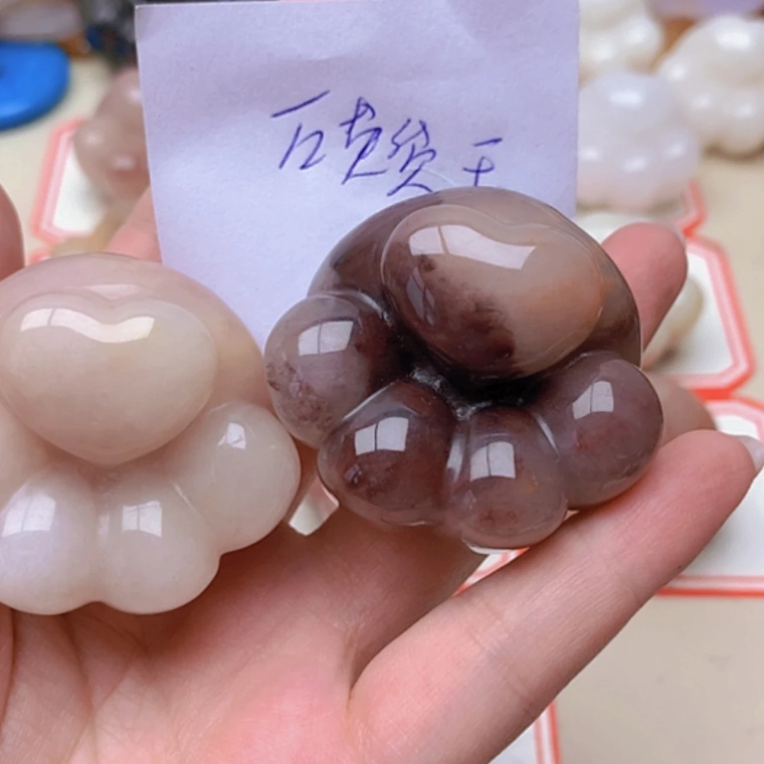 【闪购商品】未镶嵌玛瑙/玉髓珠宝半成品海*儿
