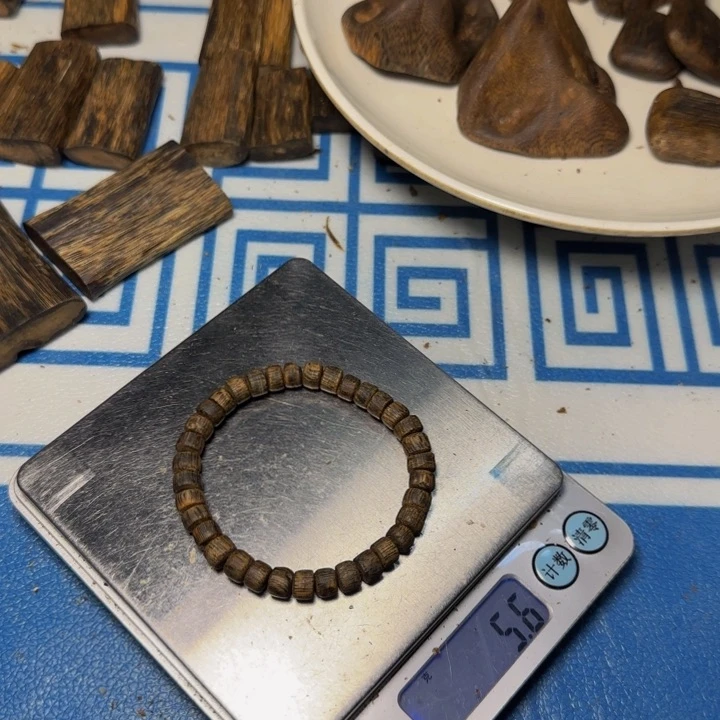 木?****?手工艺雕塑根雕木方板材5.6克