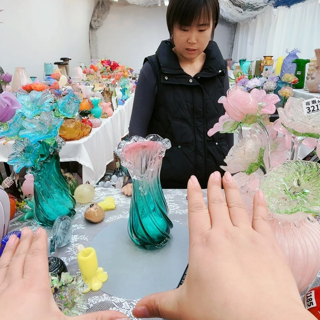 福利不退不换琉璃花瓶艺术品