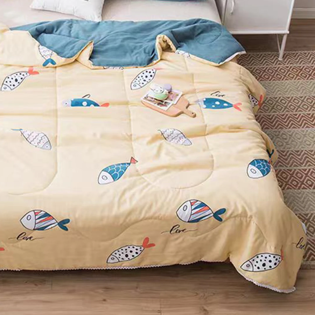 200*230双人被夏季凉感舒适柔软亲肤居家床上用品薄被1D797