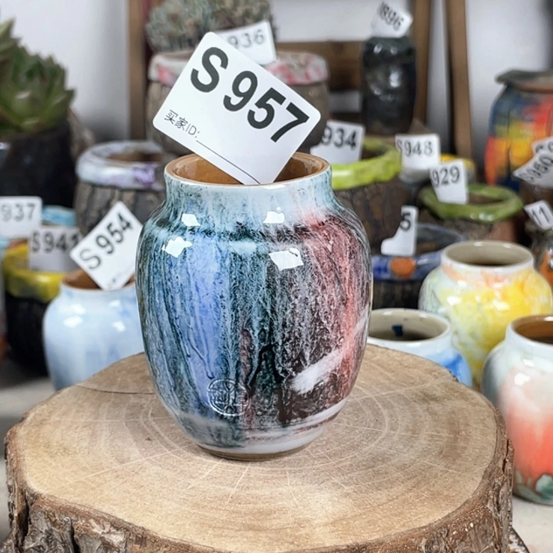 紫砂花盆新品 内口3.6