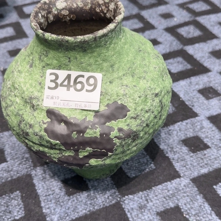 花***艺瓷片景德镇高温花器编码3469高28口8默认无孔
