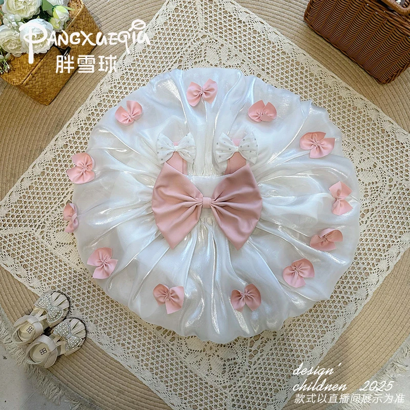 【胖雪球】新款萌娃搭新款女童宝宝夏季公主连衣裙网红女宝