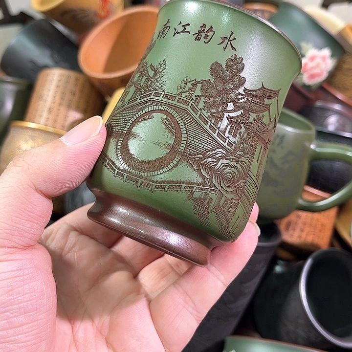 茶杯紫砂全手工紫砂主人杯