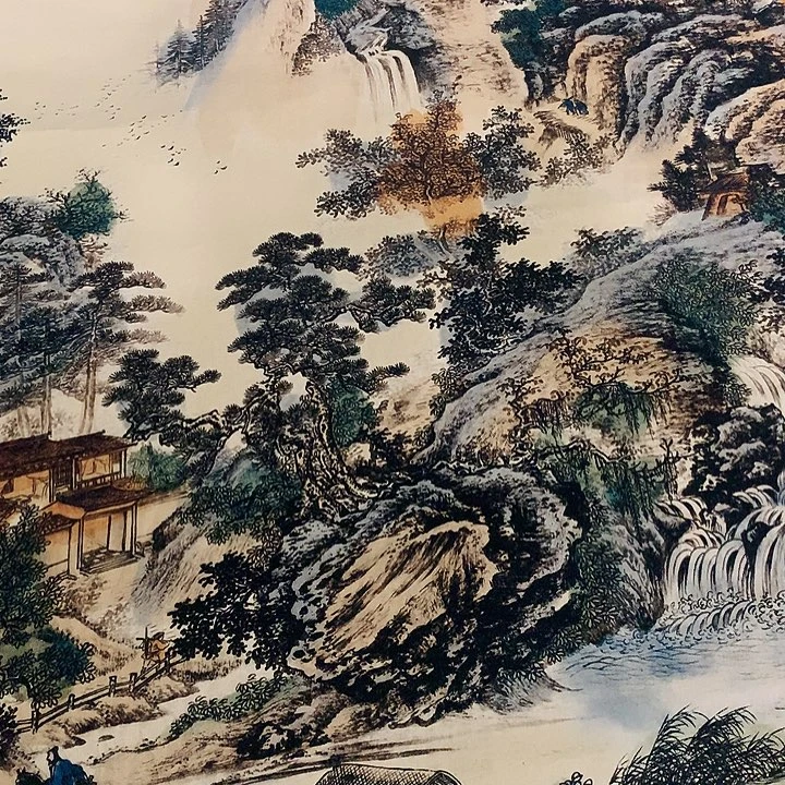 竖款装饰画工艺品