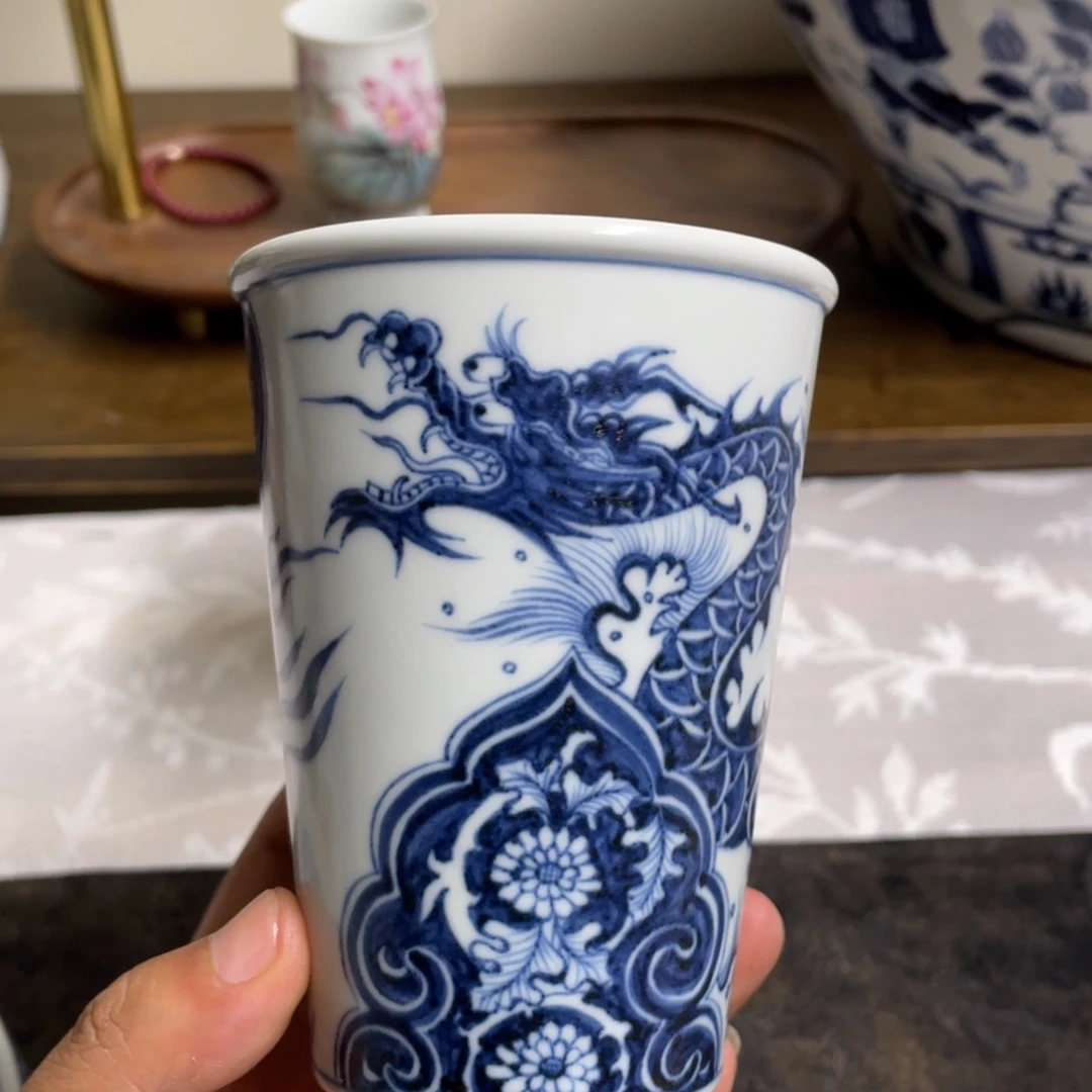 海***虹景德镇手工手绘茶器