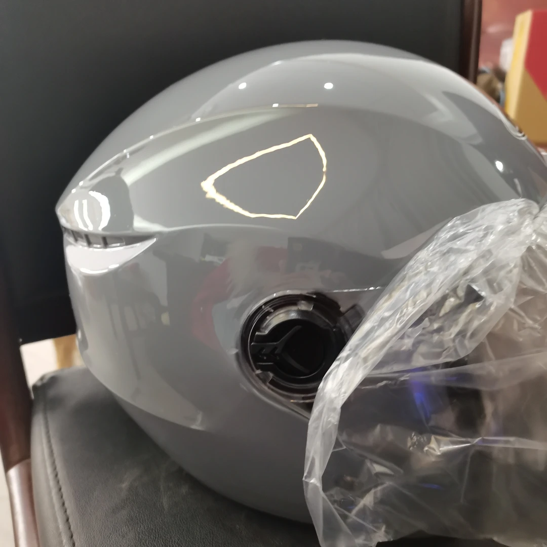 03冬款单镜片粉色电动车瑕疵头盔