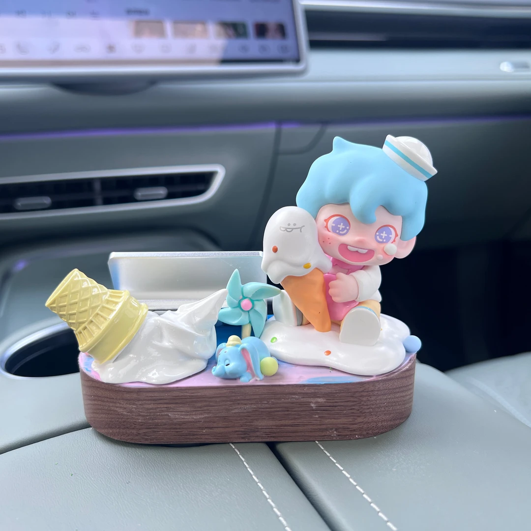 正版手作diy二维码停车牌TNTdudoo系列中控台车载创意摆件装饰