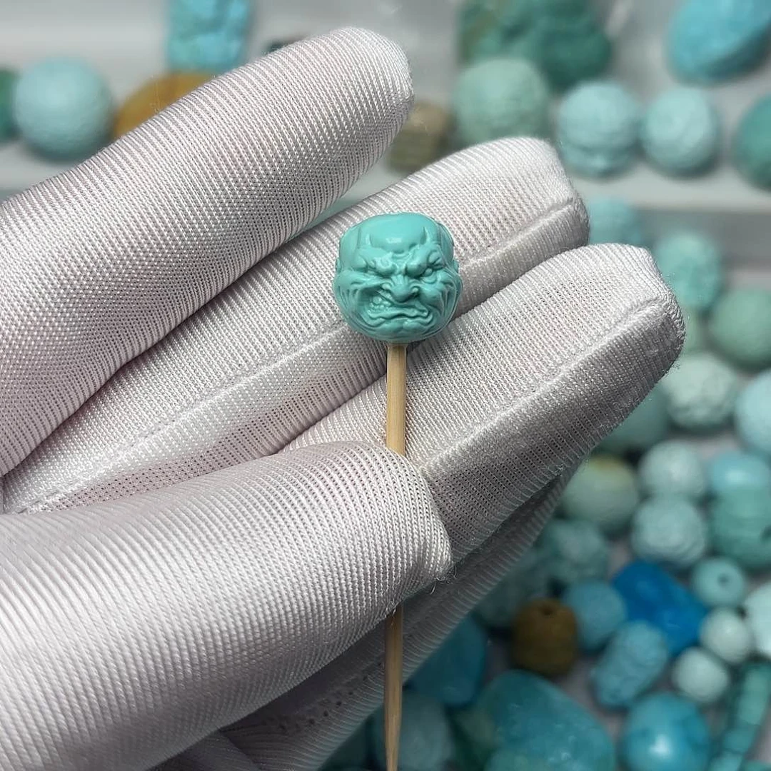 绿松石珠宝半成品未镶嵌