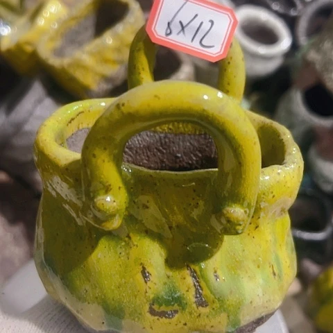 粗陶花盆手工花盆制作