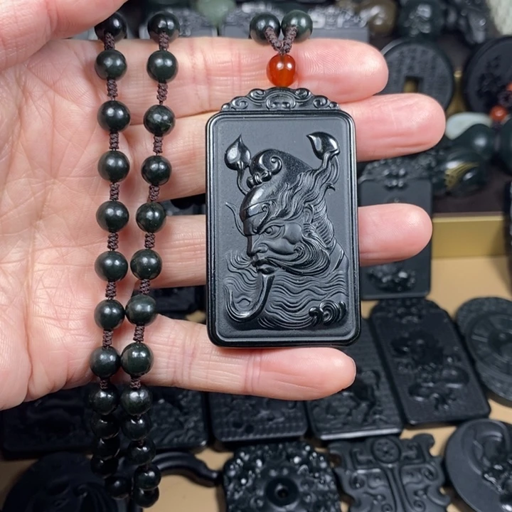 和田玉（青玉）未镶嵌颈饰