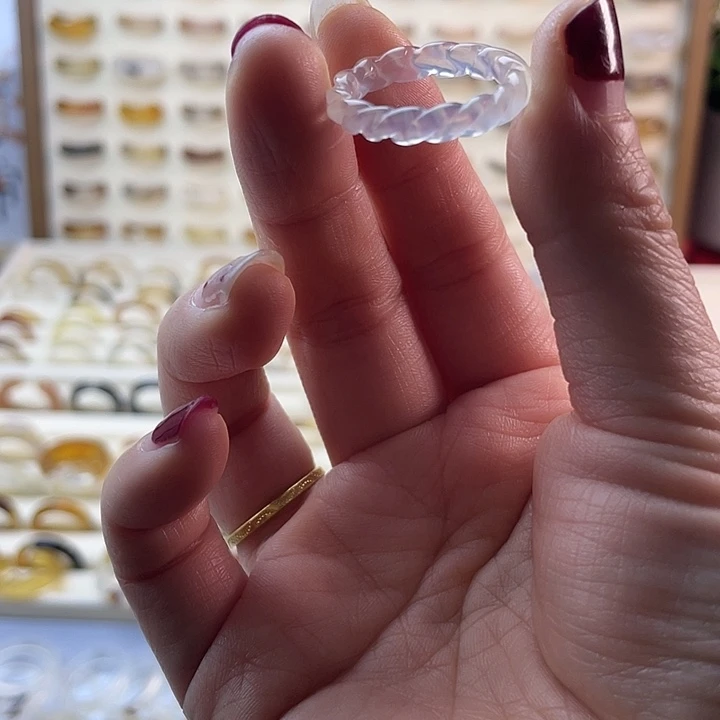 玛瑙/玉髓合金戒指