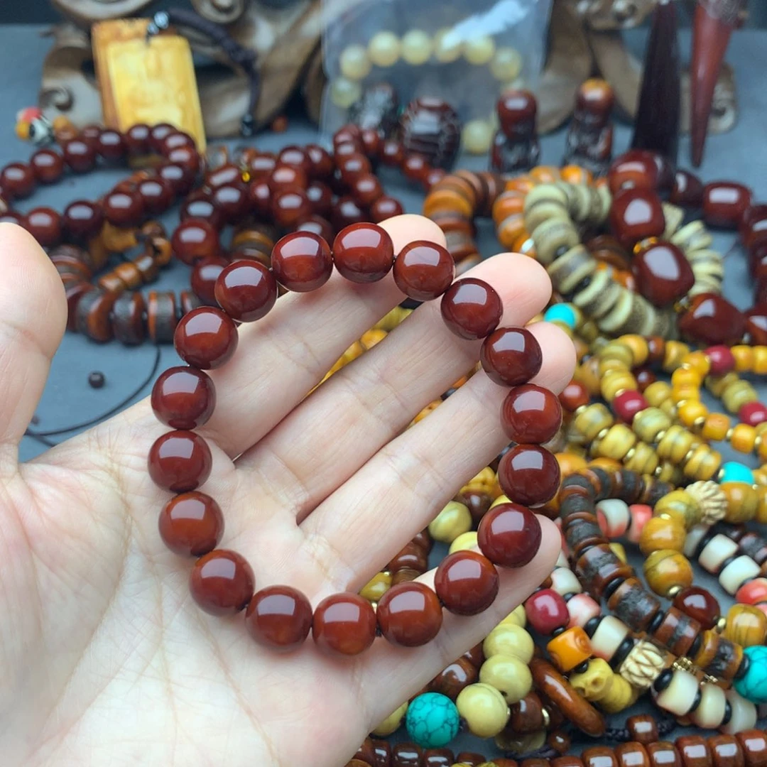 文***建牛骨手串/手链牦牛角手串