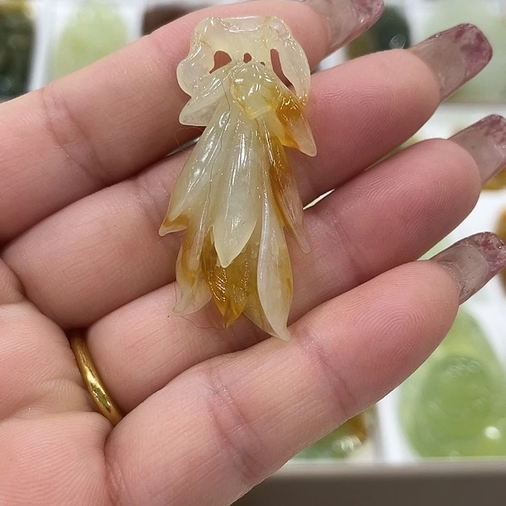 蛇纹石玉合金颈饰