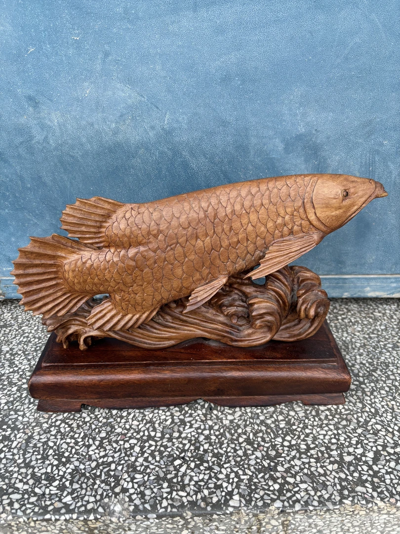 金丝楠木摆件一物一拍