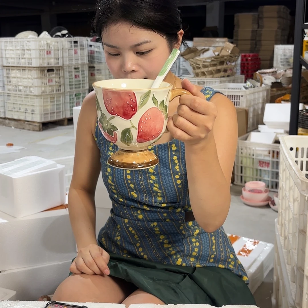 瓷微瑕陶瓷餐具釉下彩