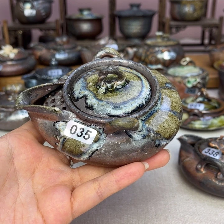 壶裸柴烧陶瓷茶器