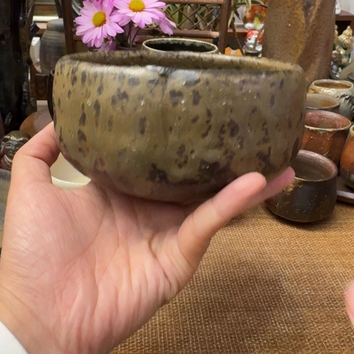 土*儿藤原章抹茶碗福利一口价福利