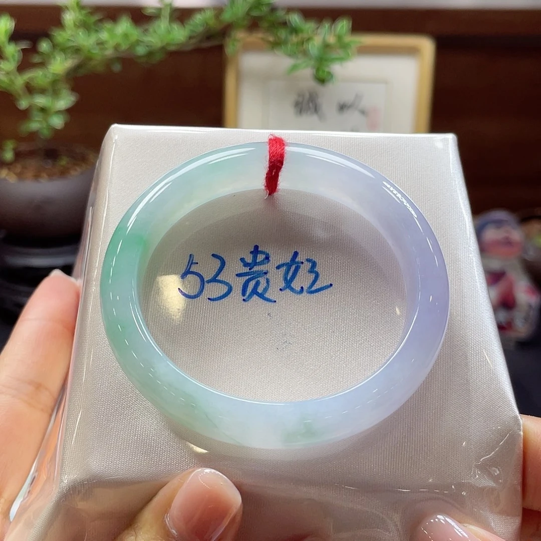 翡翠未镶嵌手镯23 号链接