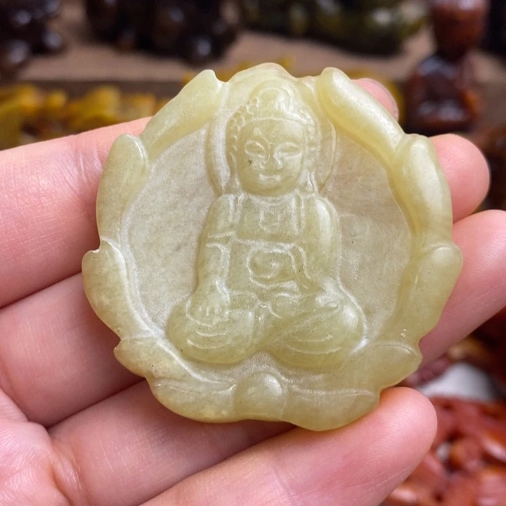 蛇纹石玉未镶嵌颈饰08