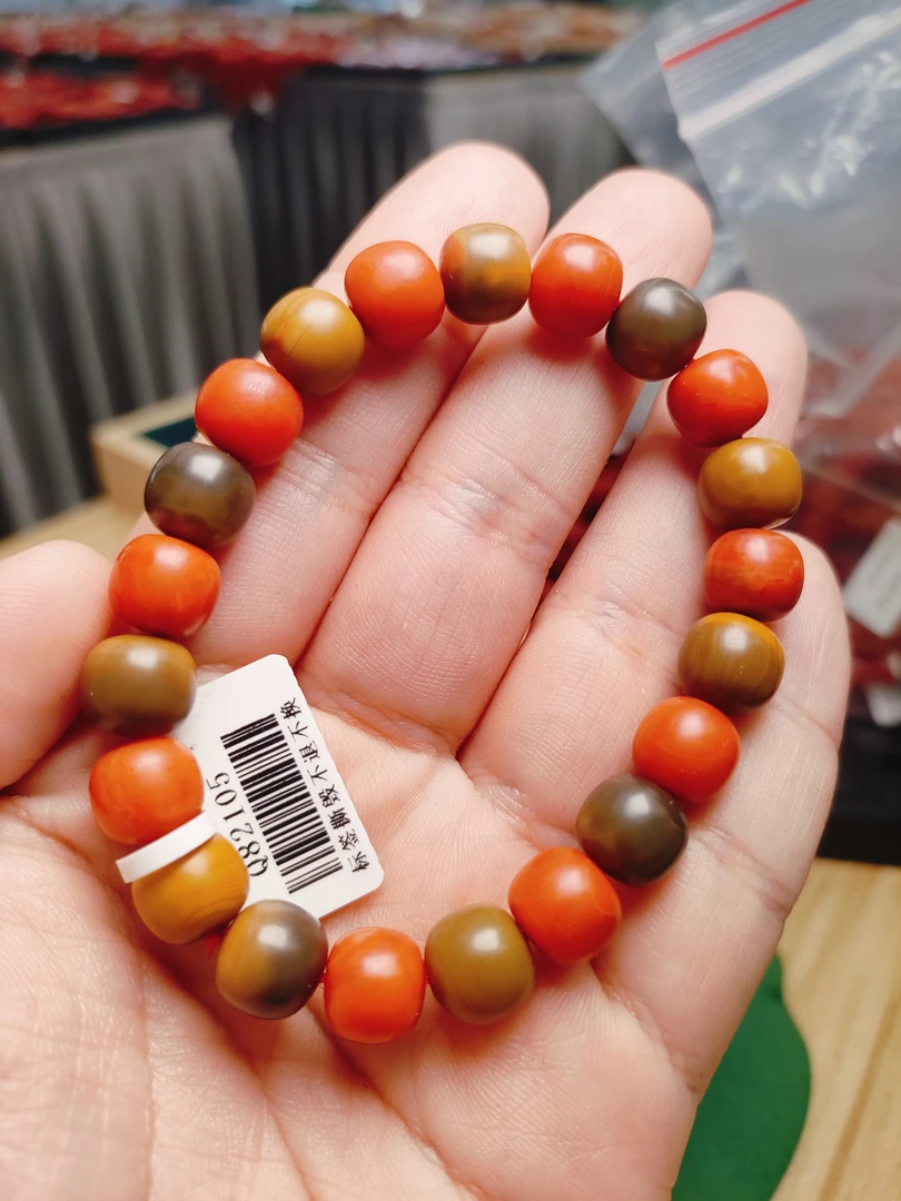 南红包浆老型珠10mm