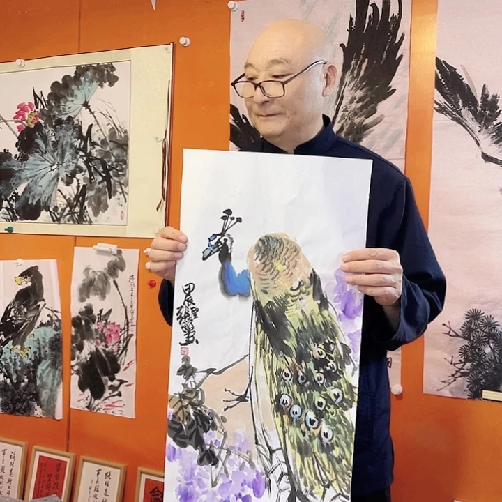 国画张圣敏先生纯手绘作品