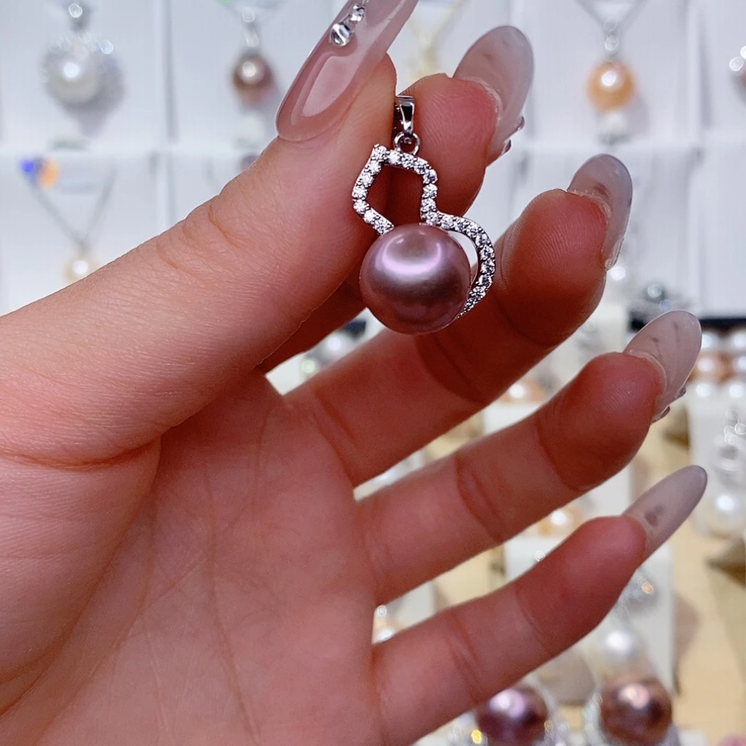 未镶嵌淡水珍珠吊坠(赠链)