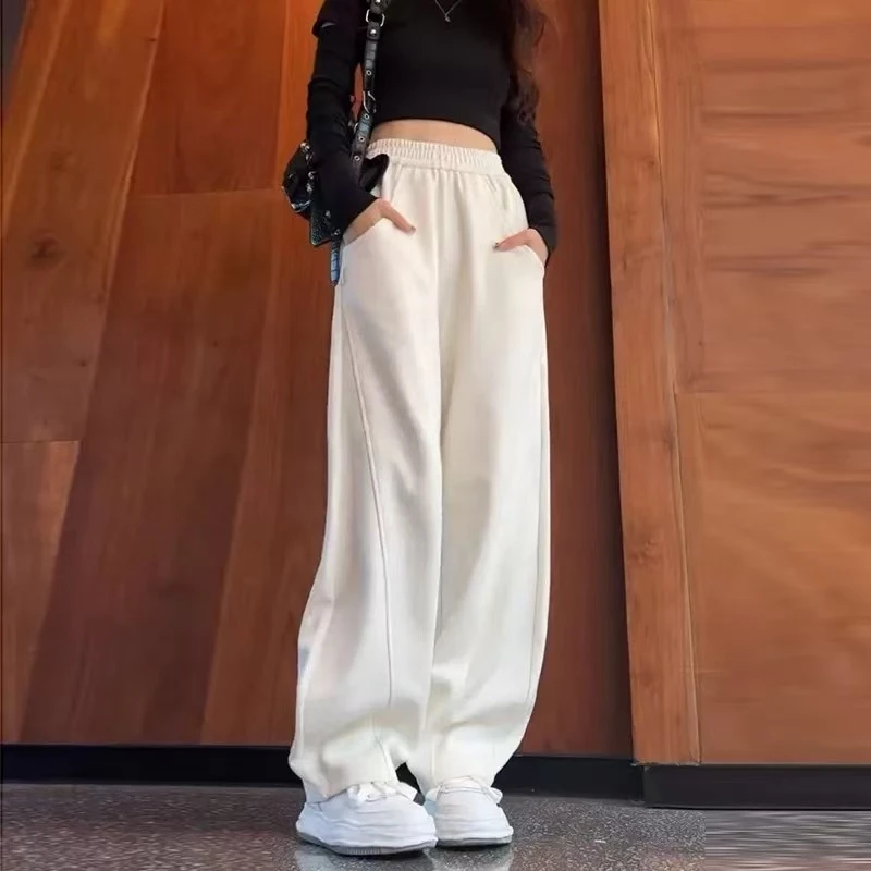 FK003#2025春款运动休闲高腰显瘦百搭垂感香蕉裤