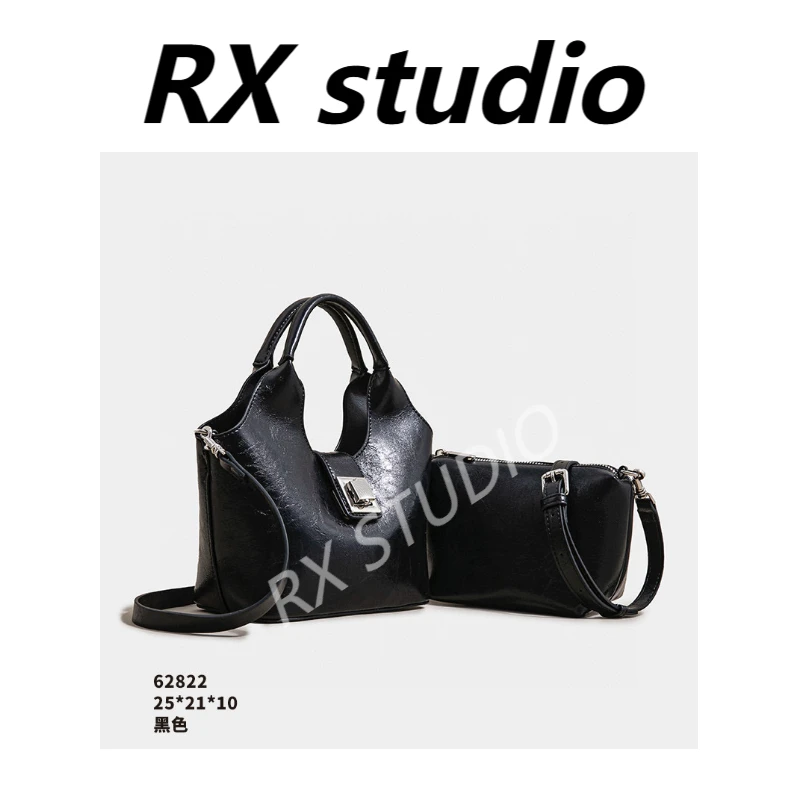 【南沙瑞熙】SK-62822-黑色 轻奢小众设计感时尚百搭女士包包