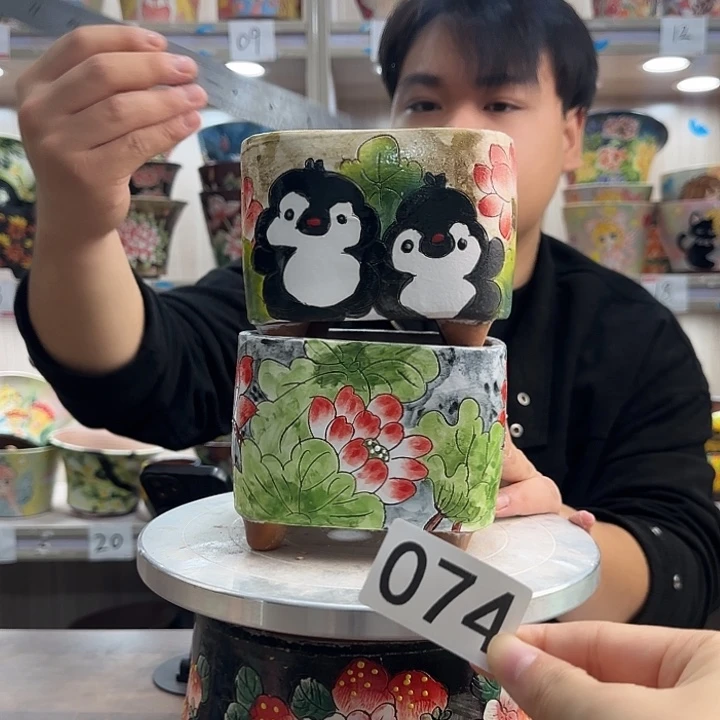 紫砂花盆瑕疵瑕疵074