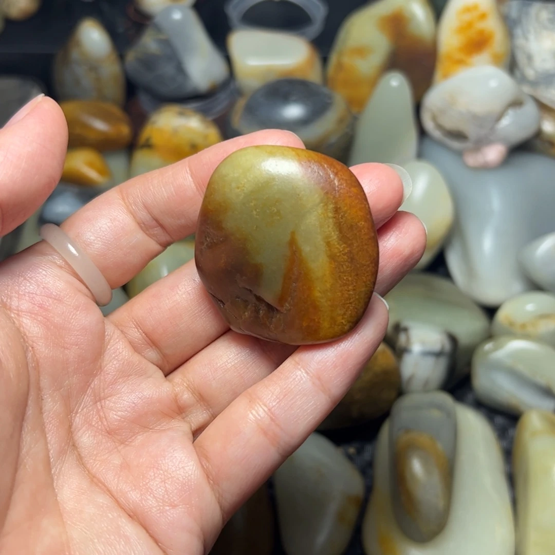 和田玉未镶嵌挂件一*35