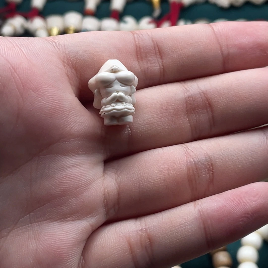 猛犸象牙把件猛犸牙星星女孩