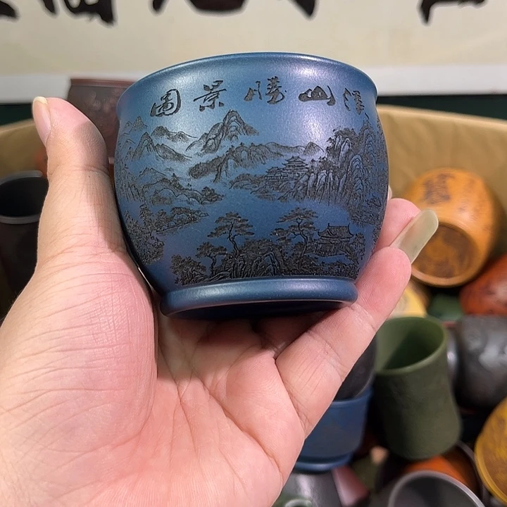 茶杯紫砂全手工紫砂主人杯