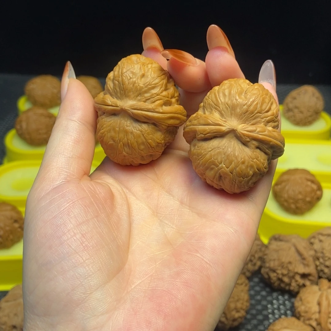 文玩核桃吊坠元宝45全品白茬