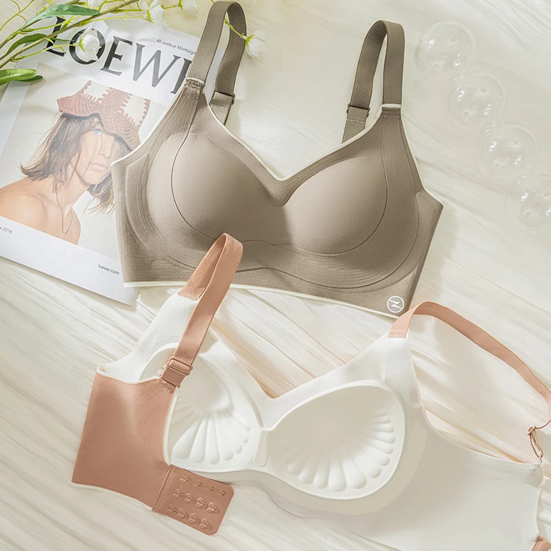 【小胸聚拢】内衣无痕无钢圈上托提拉美背透气调整型女士文胸欧若风